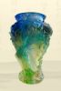 pate de verre casting crystal flower vase for feng shui products
